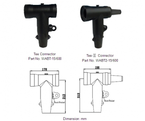 600A Deadbreak conector camiseta